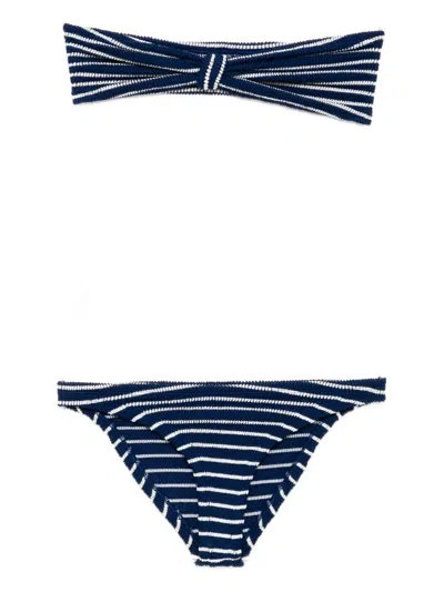 Hunza G Jean Bandeau Bikini In Multi