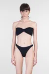 Hunza G Tina Bikini Textured Bandeau Top