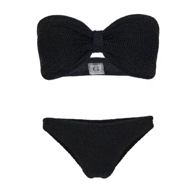 Hunza G Jean Bikini Black Gold