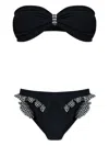 Hunza G Jean Gingham-ruffle Crinkle Bikini