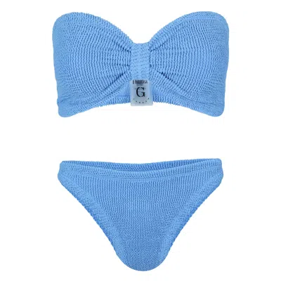 Hunza G Jean Bikini Cornflower In Blue