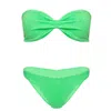 Hunza G Jean Bikini Lime In Green