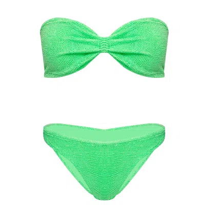 Hunza G Jean Bikini Lime In Green