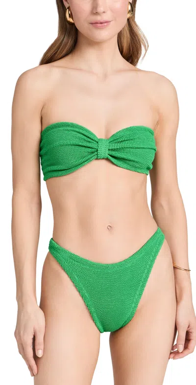 Hunza G Jean Bikini Set Emerald