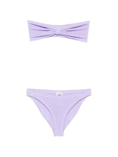 Hunza G Jean Bikini Set In Purple