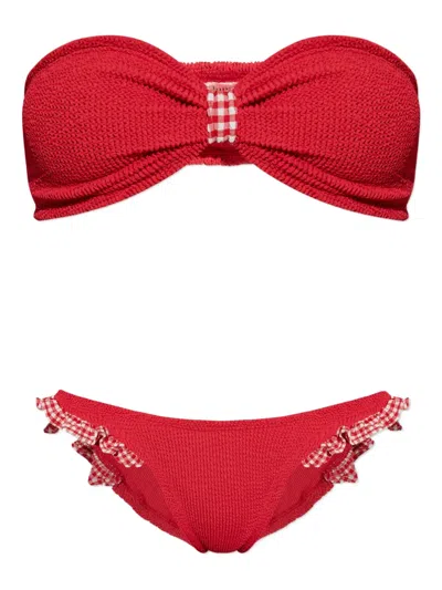 HUNZA G JEAN STRAPLESS BIKINI