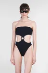 Hunza G Jerry Swim Strapless High-cut Ring Detail