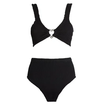 Hunza G Jessica Bikini Black/silver