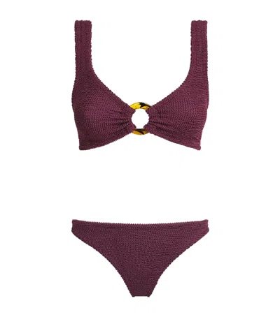 Hunza G Julia Bikini In Burgundy