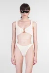 Hunza G Julia Bikini Beachwear In Powder Polyamide