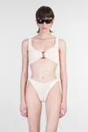 Hunza G Julia Bikini Beachwear In Powder Polyamide