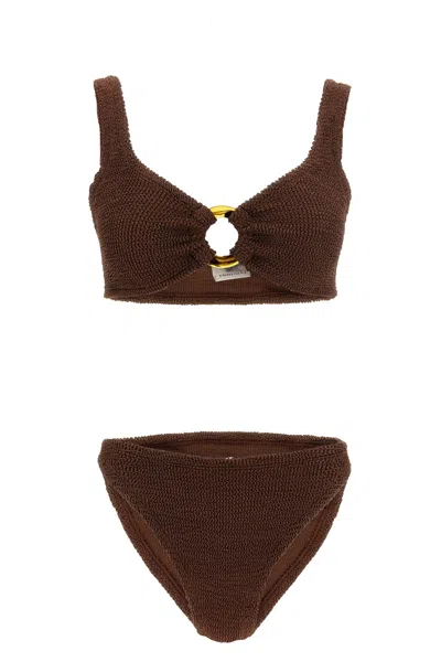 Hunza G 'julia' Bikini In Brown