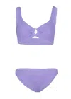 Hunza G Julia Bikini With Pearly Hoop Lilac In Purple