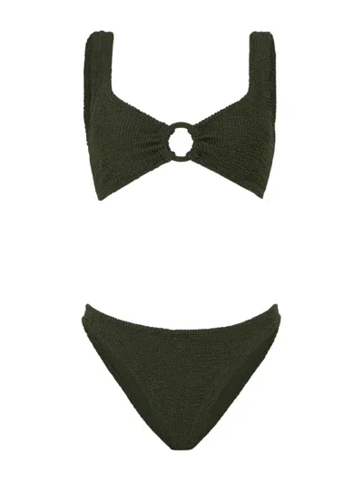 HUNZA G HUNZA G JULIA BIKINI WITH TONAL CIRCLES