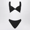 Hunza G Bandeau Top With Bow Detail And High-cut Bottoms