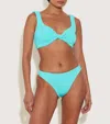 Hunza G Jamie High-rise Bikini In Aqua