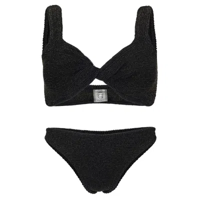 Hunza G Juno Bikini Black/gold