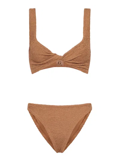 Hunza G Juno Bikini In Brown
