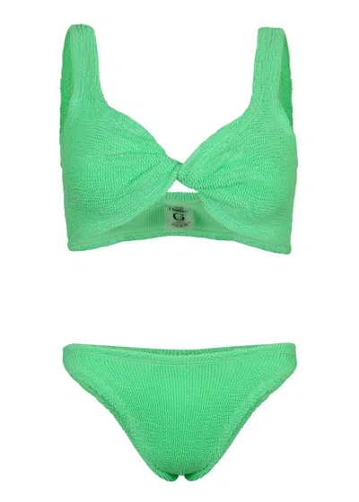 Hunza G Juno Bikini Lime In Green