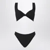 Hunza G Bandeau Top With Bow Detail And High-cut Bottoms