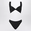 Hunza G Bandeau Top With Bow Detail And High-cut Bottoms