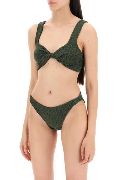Hunza G Juno Bikini Set In Green