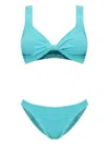 Hunza G Juno Crinkle Bikini In Blue