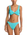 Hunza G Jamie High-rise Bikini In Aqua