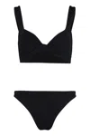 Hunza G Juno Plain Color Bikini In Blue
