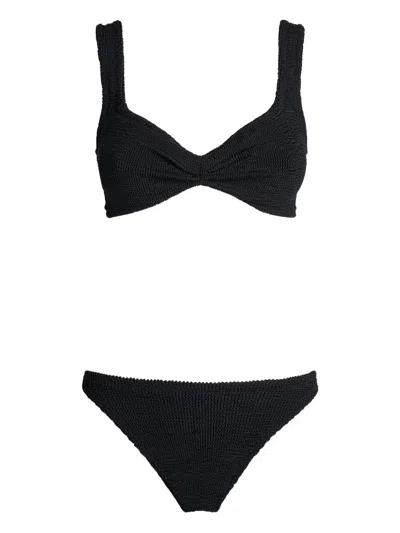 Hunza G Juno Twist-detail Bikini In Black