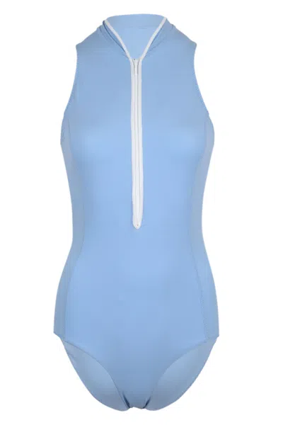 Hunza G Katya Swim Cornflower In Blue