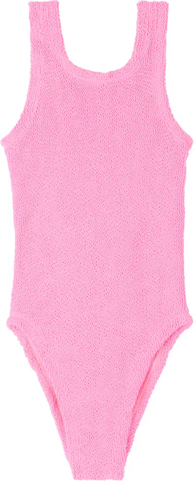 Hunza G Kids Pink Classic Swimsuit