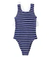 Hunza G Lara Frilled Swimsuit In Blue