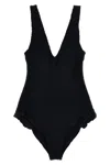 Hunza G Sadie Swim One-piece Swimsuit In Black
