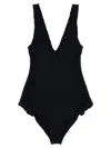 Hunza G Sadie Swim One-piece Swimsuit In Black
