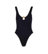Hunza G Celine One-piece Swimsuit In Black