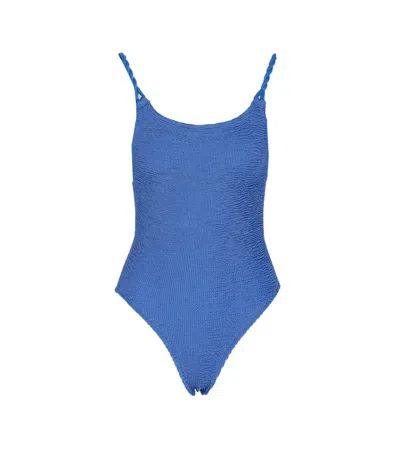 Hunza G Camille One Piece Swimwear In Blue