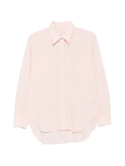 Hunza G Long-sleeves Shirt In Pink