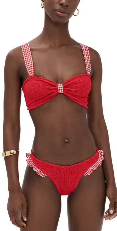 Hunza G Loretta Bikini Red/red