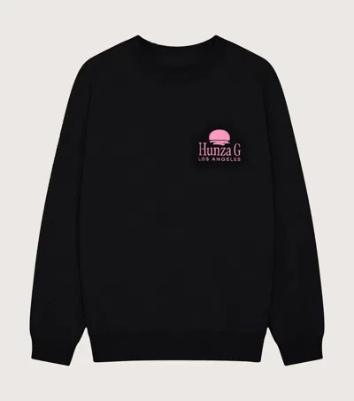Hunza G Los Angeles Sweatshirt In Black