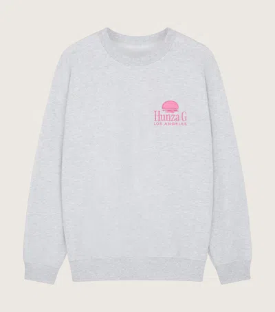 Hunza G Los Angeles Sweatshirt In Gray