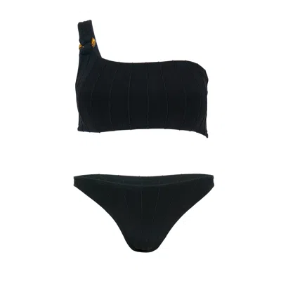 Hunza G Luna Nile Bikini Black