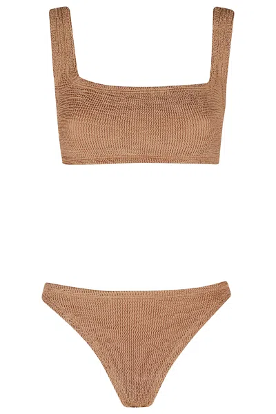 Hunza G Mettalic Crinkle Bikini