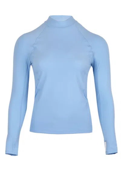 Hunza G Miley Top Cornflower In Blue