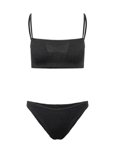 Hunza G Mini Bikini Set With Fascia And Slip In Black