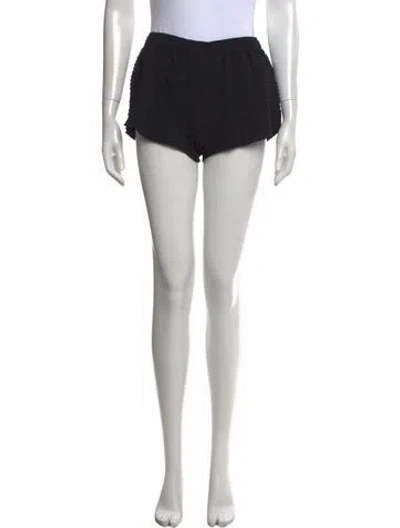 Pre-owned Hunza G Mini Shorts In Black