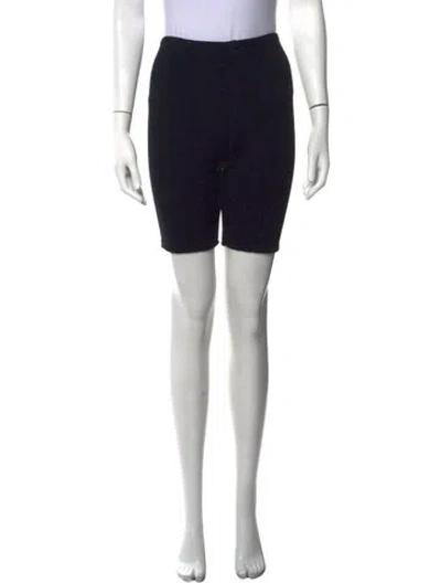 Pre-owned Hunza G Mini Shorts In Black