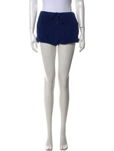 Pre-owned Hunza G Mini Shorts In Blue