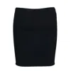 Hunza G Mini Skirt Black In Black