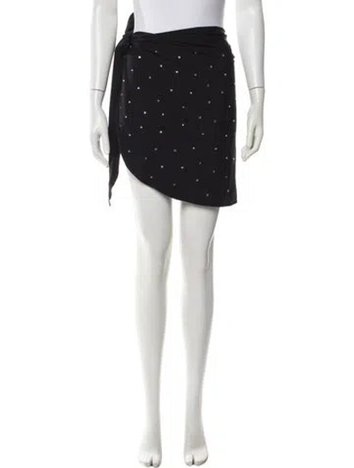 Pre-owned Hunza G Mini Skirt In Black